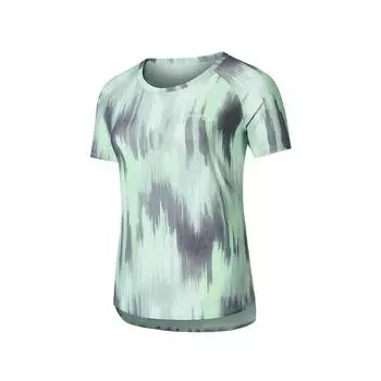 Saucony Fashion Round Neck Pullover Raglan Sleeve Short Sleeve T-Shirt Women T-Shirts Sweet-Wine Mustard SA1259ST07L-PR215 S