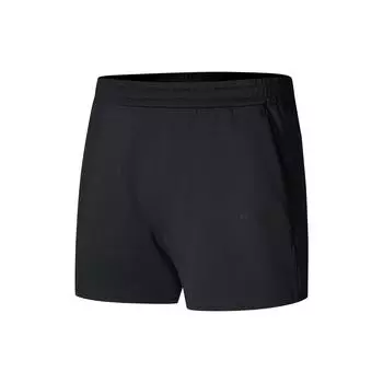 Saucony Fashion Simple Versatile Lace-Up Three-Quarter Casual Shorts Unisex shorts Black SA1259HP52L-BK001 XS