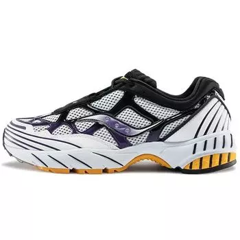 Saucony Grid Web Фиолетовые Желтые Мужские Кроссовки Белые S70466-5