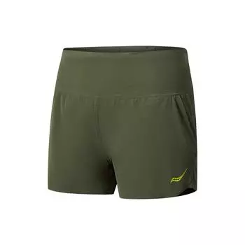 Saucony Lightweight Soft Stretch Running Training Shorts Women shorts Brown SC1240005A-CO19 XL