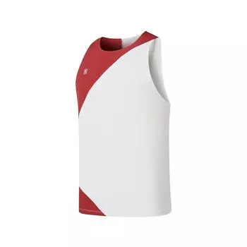 Saucony Marathon Running Crew Neck Vest Men tops Snow-Peak-White SC2240303A-WT039 M