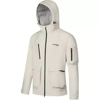 Saucony Mens Running Series Comfortable Breathable Training Jacket Men jackets Smoke-Gray SA2259WJ03C-GR084 S