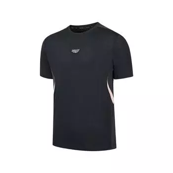 Saucony Nathan Bell Series Casual Crew Neck Short Sleeve T-Shirt Unisex Tops Black SA2259ST43C-BK001 M