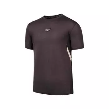 Saucony Nathan Bell Series Casual Round Neck Pullover Short Sleeve T-Shirt Unisex T-Shirts Red Brown SA2259ST43C-CO086 XL