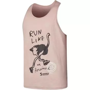 Saucony Nathan Bell Series Round Neck Fashion Soft Skin-Friendly Sleeveless Vest Unisex Vests Light-Pink SA2259TK41C-GR209 XL