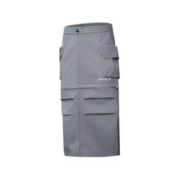 Saucony Natural Echo Comfortable Soft Skin-Friendly Casual Long Skirt Women skirts Blue Gray SA1259SK41O-GR249 XS
