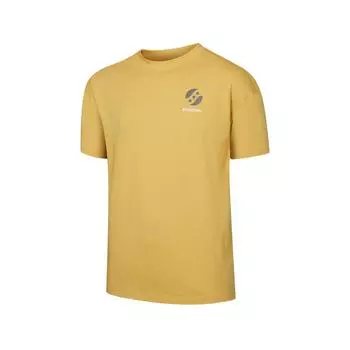 Saucony Natural Echo Fashion Comfortable Versatile Loose Short Sleeve T-Shirt Unisex Tops Yellow SA3259ST52O-YL051