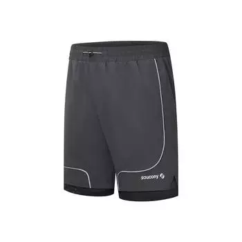 Saucony Natural Echo Fashion Soft Skin Versatile Casual Shorts Men shorts Dark-Gray SA3259HP41O-BK013 M