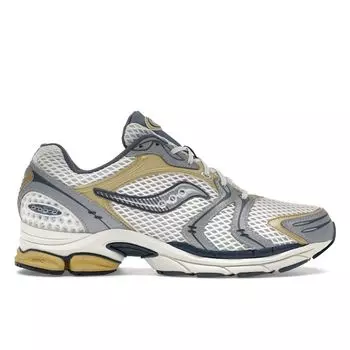 Saucony Progrid Triumph 4 Fabricated Future Unisex Sneakers Cream Grey Silver S70831-2 43