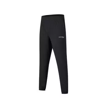Saucony Quick-Drying Breathable Casual Tapered Ultra-Stretch Woven Knitted Sports Pants Men pants Black SC2240080A-BK01 M