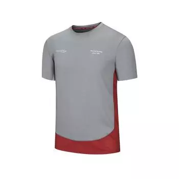 Saucony Running Training Series Soul Runner Fashion Versatile Round Neck Short Sleeve T-Shirt Unisex Tops Cloud-Gray SA2250ST62T-GR115 M