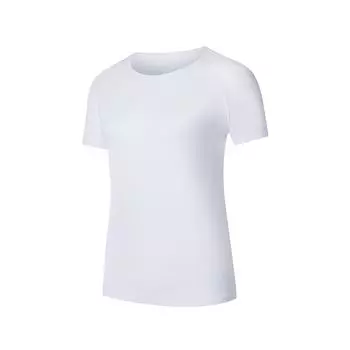 Saucony Simple Round Neck Pullover Raglan Short Sleeve T-Shirt Women T-Shirts Pure-White SA1259ST02L-WT023 S