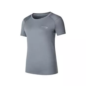 Saucony Simple Round Neck Pullover Raglan Short Sleeve T-Shirt Women Tops Lava-Gray SA1259ST01T-GR080 XS