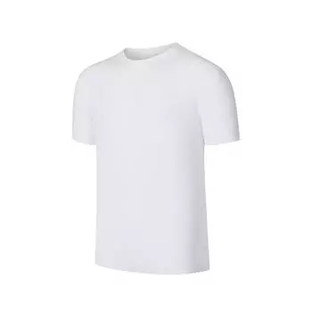 Saucony Solid Color Crew Neck Short Sleeve T-Shirt Men tops Pure-White SA2259ST01C-WT023 S