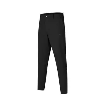 Saucony Solid Thick Mid-Rise Knitted Sports Pants Men bottoms Black SC2240138B-BK01 S