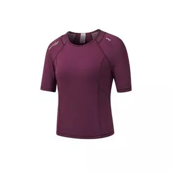 Saucony Soul Runner Comfortable Fashion Round Neck Pullover Short Sleeve T-Shirt Women T-Shirts Purple SA1250ST61T-PP096