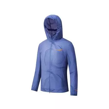 Saucony Speed Running Outdoor Casual Sports Zip Hooded Breathable Cool Waterproof UV Protection Sun Protection Jacket Men Jacket SC2240001A-PR186 2XL