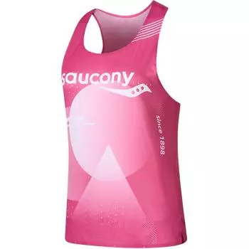 Saucony Speed Running Series Knitted Round Neck Fashion Soft Sleeveless Sports Tank Top Unisex Tops Purple Crimson SA1250TK61T-PR239 M