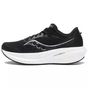 Saucony Triumph 21 Black White Women Sneakers S10881-10 39