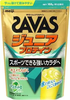 SAVAS Junior Protein со вкусом муската 168 г Кальций Витамин Meiji