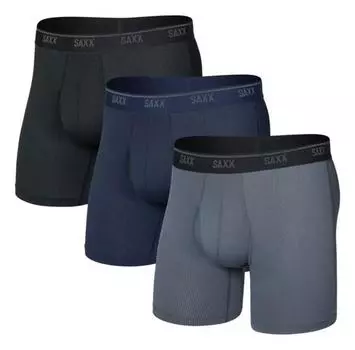 SAXX Underwear трусы-боксёры Quest Quick-Dry Mesh 3 Единицы 2XL