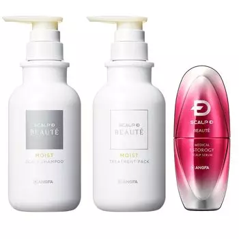 Scalp D Beaute Moist Set Шампунь-кондиционер Средство для роста волос Scalp D Шампунь Лечебный шампунь Стимулирование роста Перхоть Зуд Аминокислоты Angfa