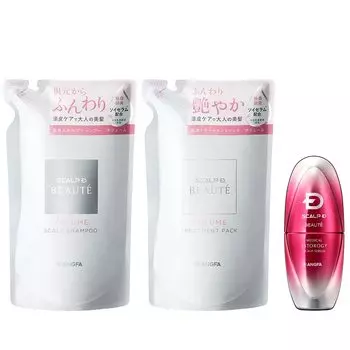 Scalp D Beaute Volume Set Refill Shampoo Treatment Pack Hair Growth Agent Scalp D Shampoo для женщин Dandruff Itching Amino Acid Hair Growth Anfa