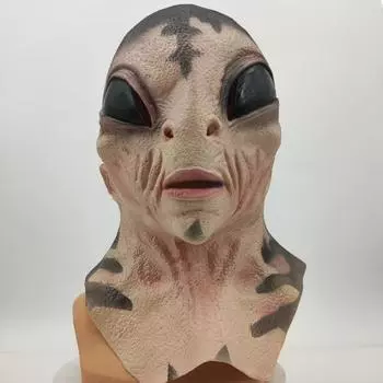 scary alien latex mask One size