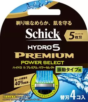 Schick 5 лезвий Hydro 5 Premium Power Select сменные лезвия 4 шт. щелочные батарейки AAA AAA в комплекте 1 бритва мужская чёрный