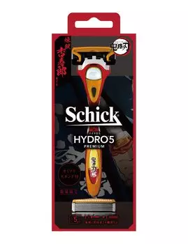 Schick Demon Kimetsu no Yaiba Model Hydro 5 Premium Holder с лезвием 1 сменное лезвие и подставка для бритвы 1 шт. Slayer: +