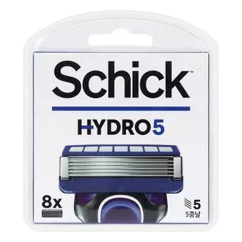 Бритвенные лезвия Schick Hydro5, 8 шт., 1 шт., корейское бритвенное лезвие