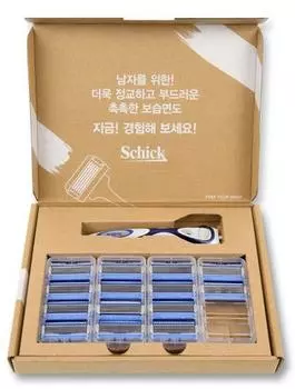 Schick Hydro 5 Base Blade 14 Набор + бритва