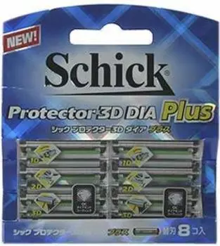 Schick Protector 3D Diaplus 8 сменные лезвия