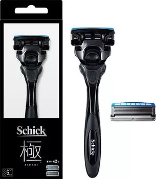 Schick Schick KIWAMI Держатель 1 замена 1 шт. (с лезвием) + лезвие, бритва с 5 лезвиями, (х 1)