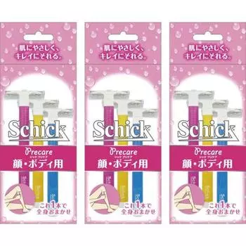 Schick T Disposable Disposable Body Razor (3 pieces) x 3 pieces for women