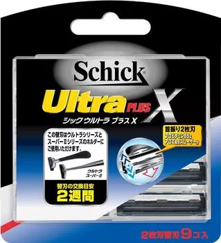 SCHICK Ultra Plus X Spare Blades (9 pieces)