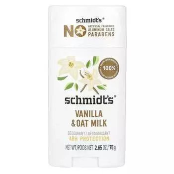 Schmidt s, Deodorant, Vanilla & Oat Milk, 2.65 oz (75 g)