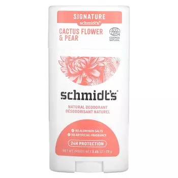 Schmidt s, Natural Deodorant, Cactus Flower and Pear, 2.65 oz (75 g)