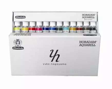 Schmincke Horadam tube 12 color set (basic colors)