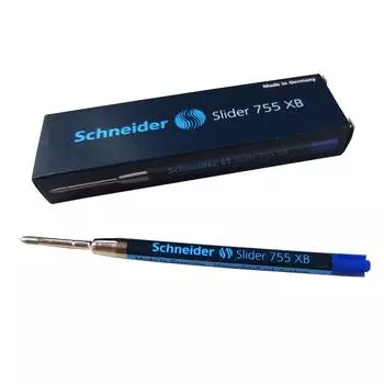 SCHNEIDER шариковая ручка сменный слайдер SLIDER сменный стержень Font XB 1 коробка 10 штук набор размер 755