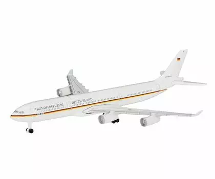 Schuco Aviation Самолет правительства Германии BRD Аденауэр Масштаб 403551666 A340-300 K. 1/600
