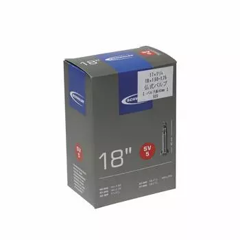 Schwalbe 18 x 17 x tube Presta style 40 мм вентиль 5SV [Оригинальный продукт] 1.50/1.75, 11/4