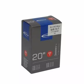 SCHWALBE 20 x tube Presta style 40 мм вентиль 7SV [Оригинальный продукт] 1.50/2.40