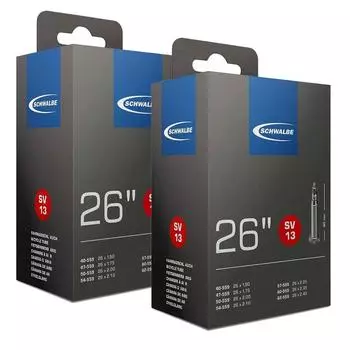 SCHWALBE 26 x Tube Presta Valve 13SV Набор из 2 шт. 1,50/2,40 [Продукт]
