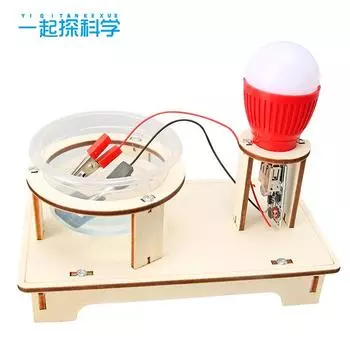 Scientific Experiment Salt Water Generator Student Technology Small Production Children s Creative Invention Manual Diy Device Material Package древесина