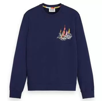 Scotch & Soda Front Back Boating Artwork свитшот 2XL