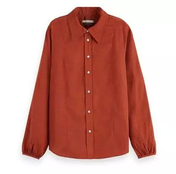 Scotch & Soda Viscose Jacquard рубашка с длинным рукавом 36