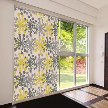 Screen Tech Flower Curtains 98 x 135 cm Blocks out heat and improving heating and cooling efficiency (Floral Pattern) (ST-101) - cold,