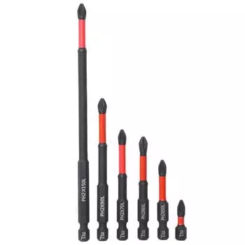 Screwdriver Bits Inductive Hardening It Has Strong Wear Resistance