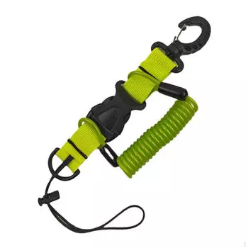 Scuba Diving Camera Lanyard Webbing Strap Portable Retractable with Quick Release Buckle for